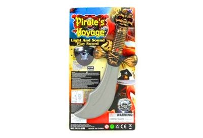 B/O PIRATE SWORD ON CARD