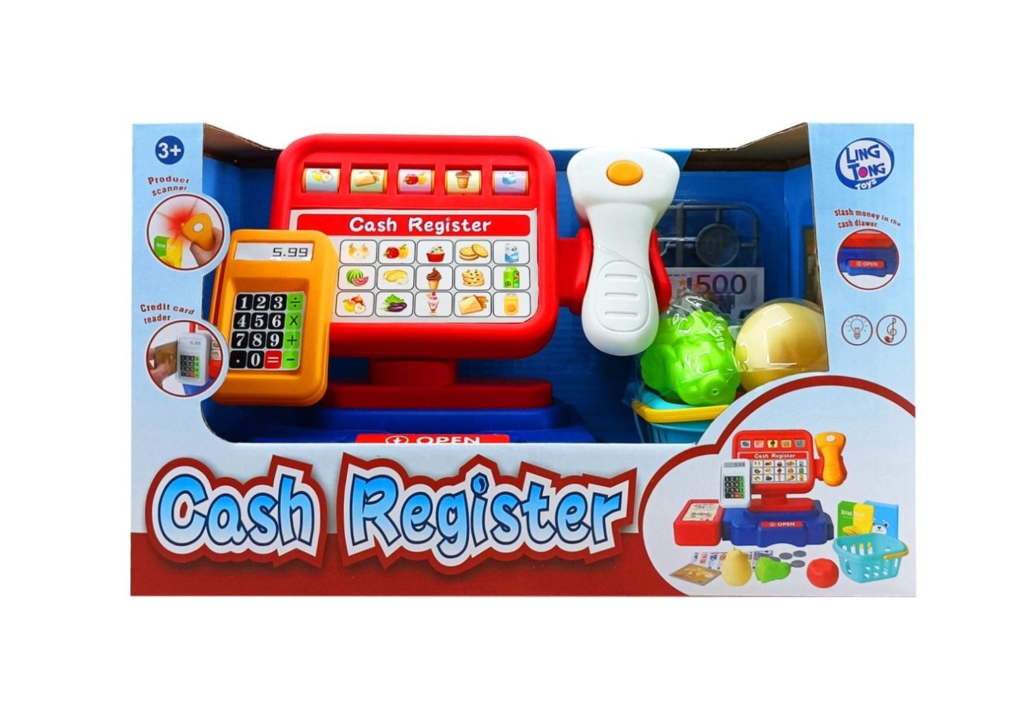 BO CASH REGISTER W/PRODUCT SCANNER