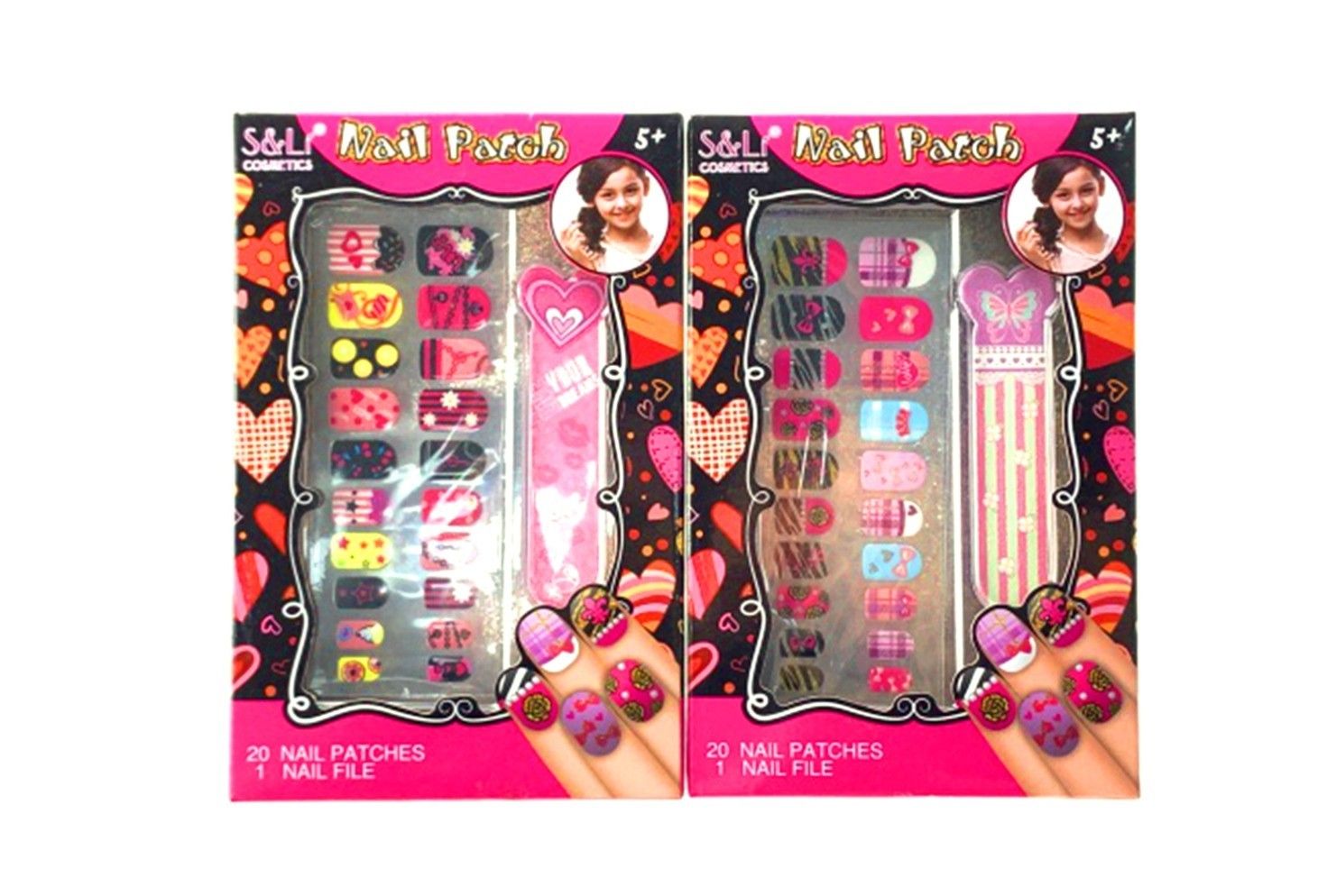 NAIL STICKERS IN WINDOW BOX