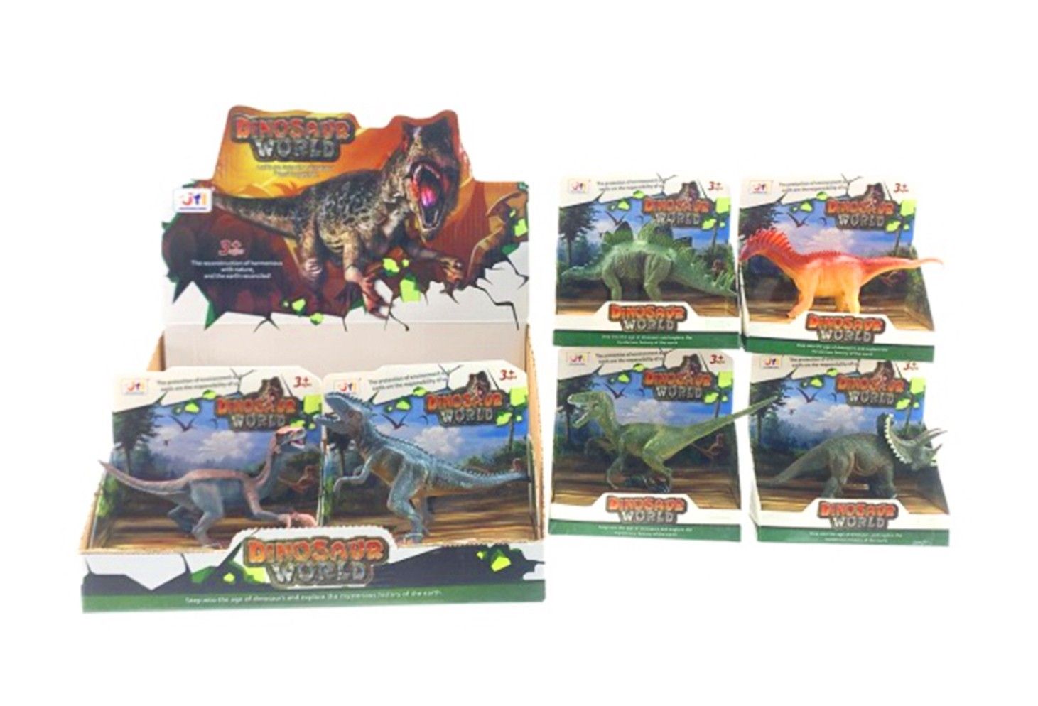 DINOSAUR WORLD 6 IN DISPLAY