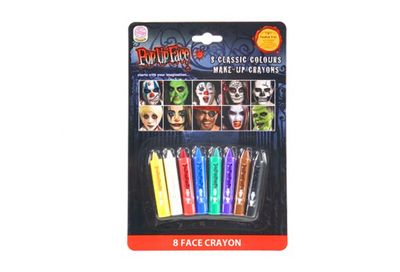 FACE CRAYON 8 PCE IN B/C