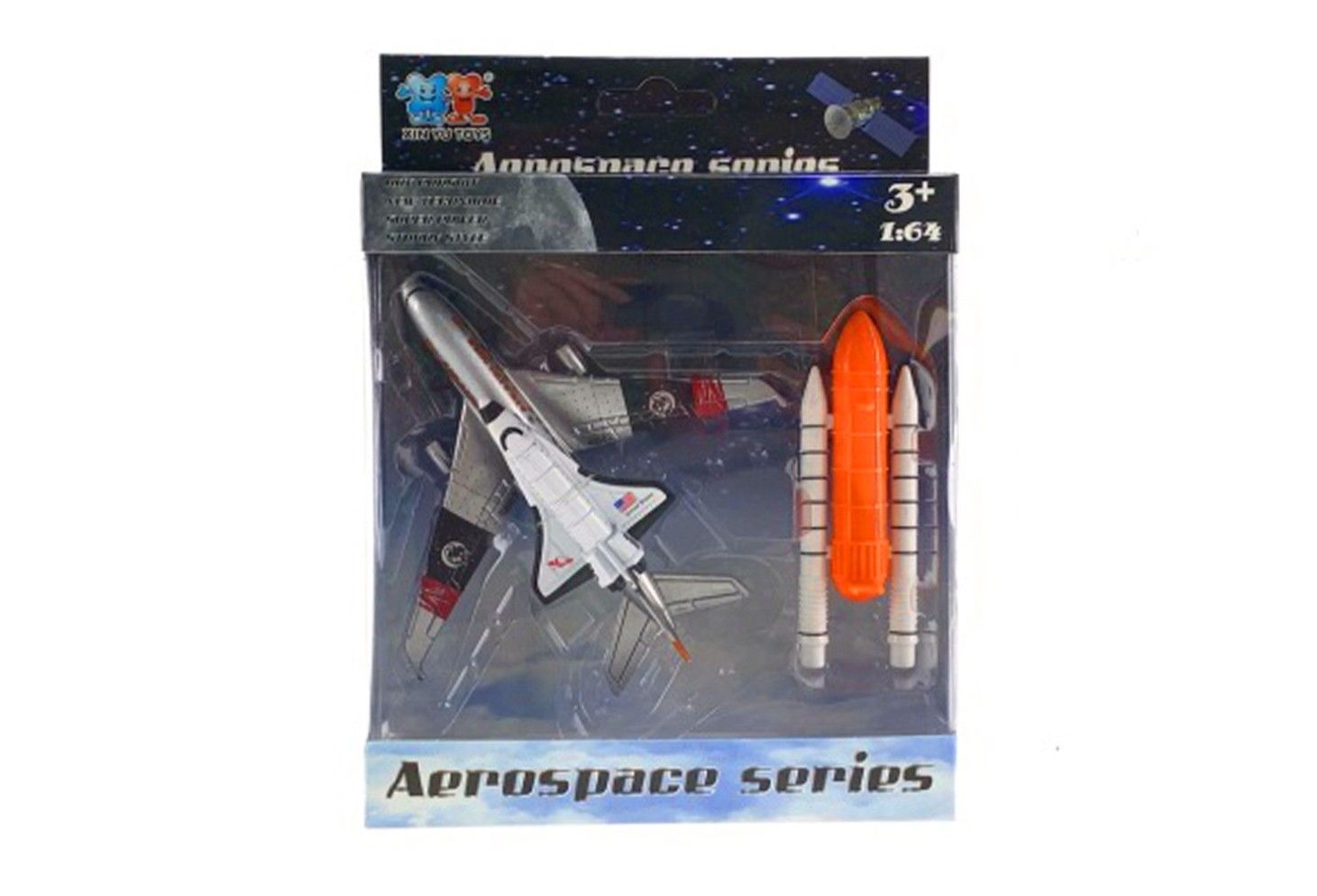 2 PCE AEROSPACE PLAYSET IN W/B