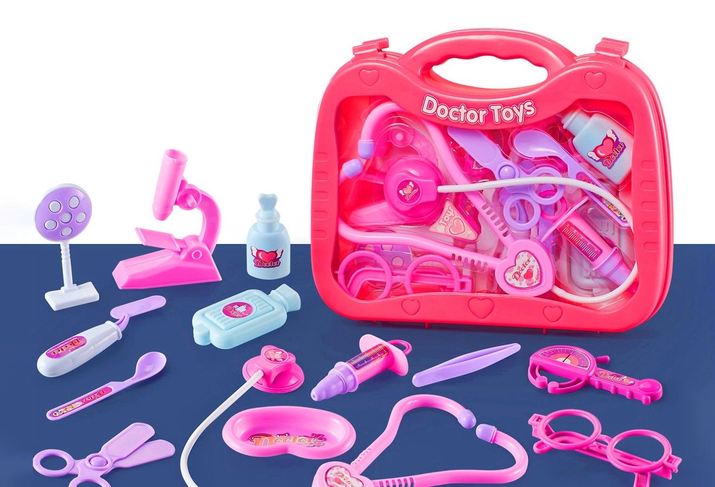 DOCTOR SET IN PINK CASE