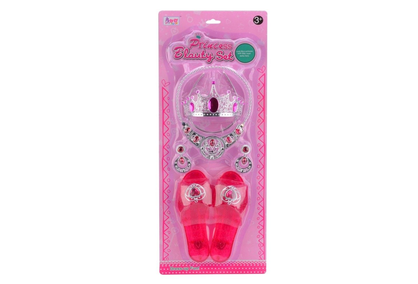 PRINCESS BEAUTY SET W/SHOES PINK