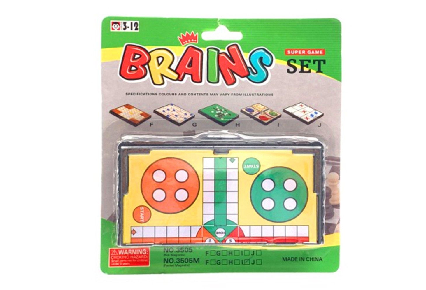 BRAINS LUDO MAGNETIC GAME