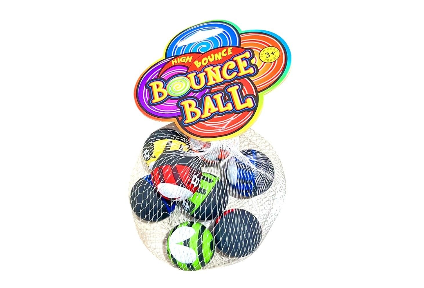 8PCS BOUCING BALL IN NET BAG