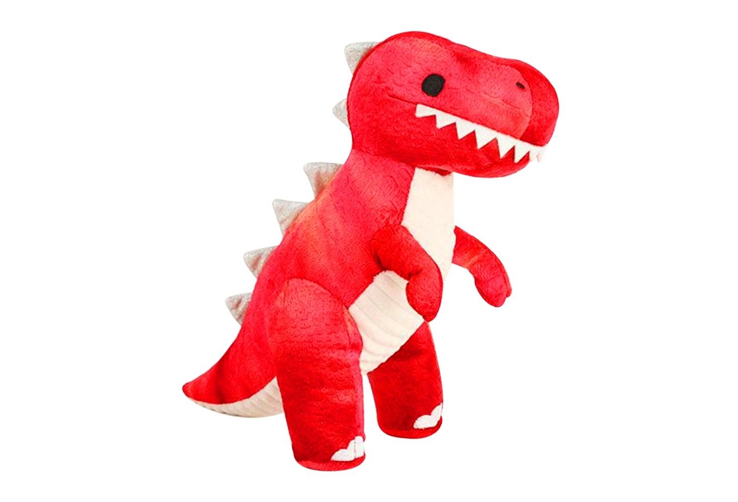 35CM PLUSH RED DINOSAUR W/HANGTAG