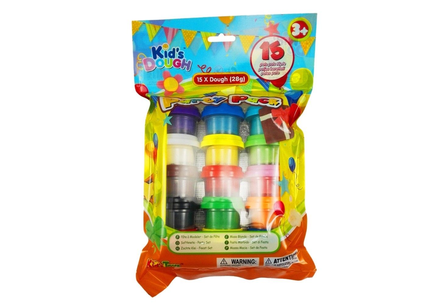 KIDS DOUGH PARTY PACK 15 PCE