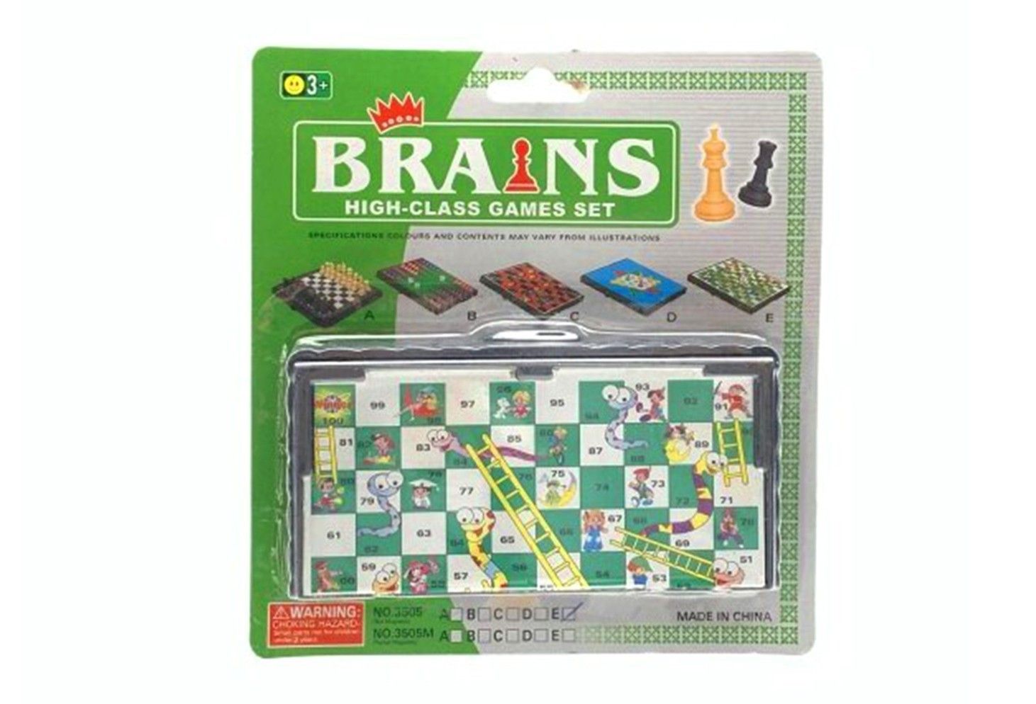 BRAINS MAGNETIC SNAKES &amp; LADDERS GAME