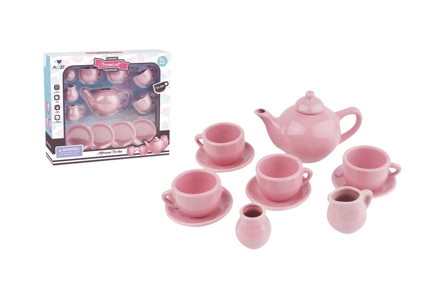 PINK PORCELAIN TEA SET
