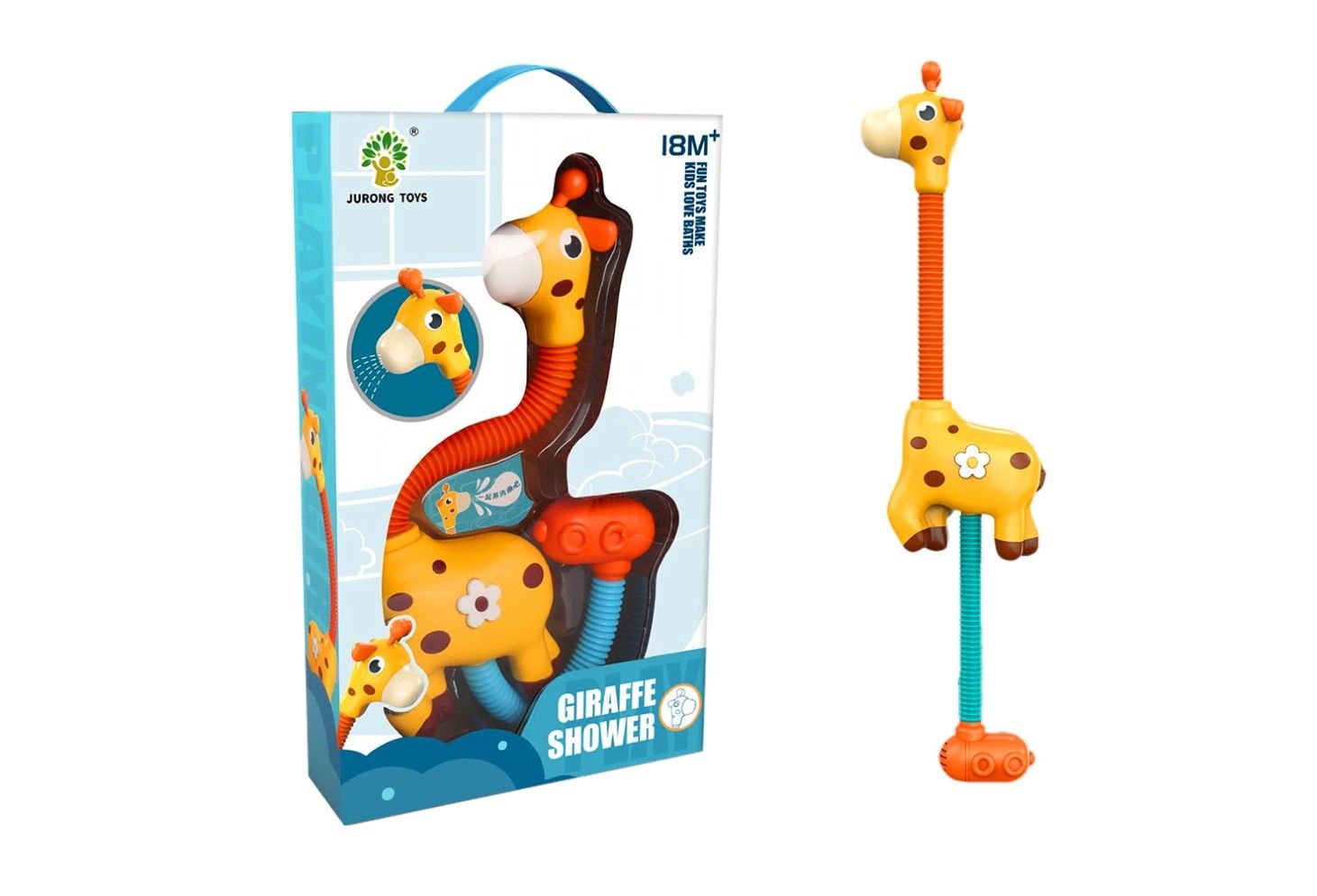 GIRAFFE SHOWERHEAD W/H&amp;LE IN BOX