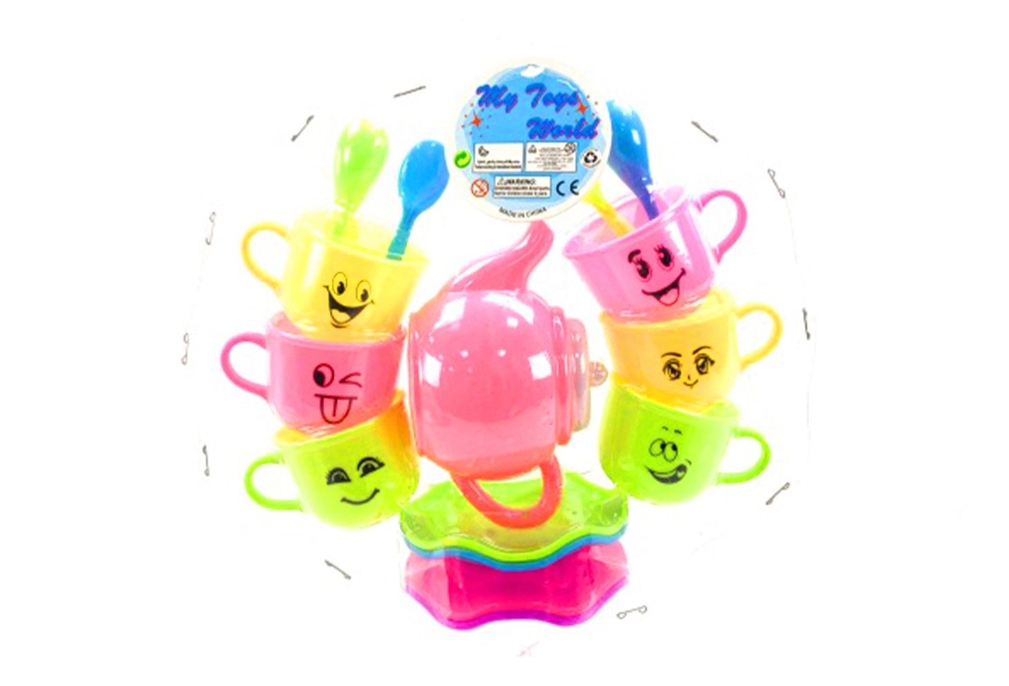 FACE TEA SET IN CLAMSHELL