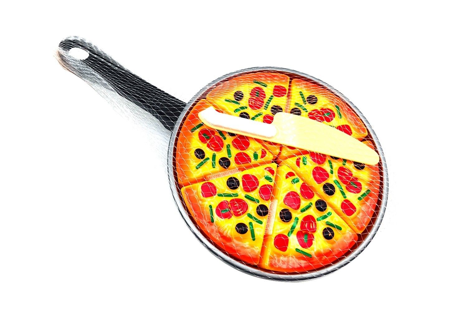 FRYING PAN PIZZA SET IN NET BAG