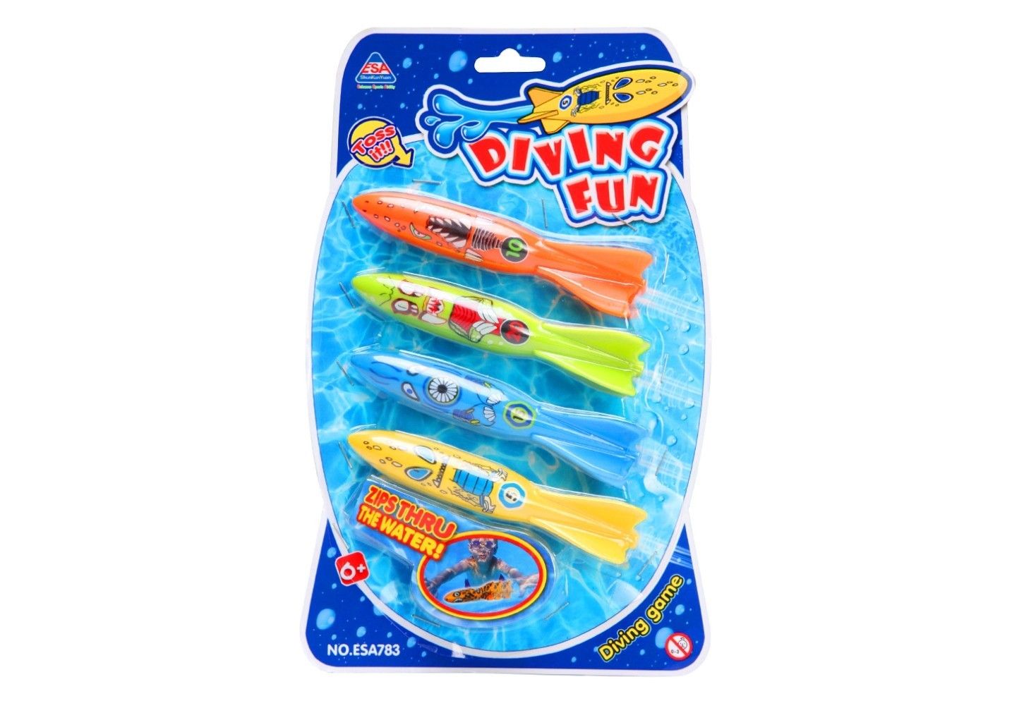 DIVING FUN 4 PCE TORPEDO