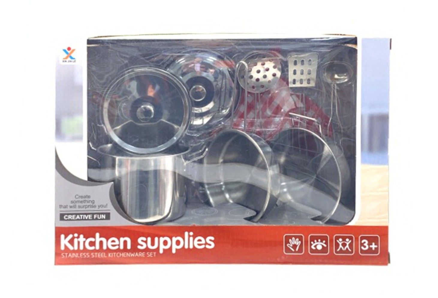 METAL KITCHEN SET IN BOX