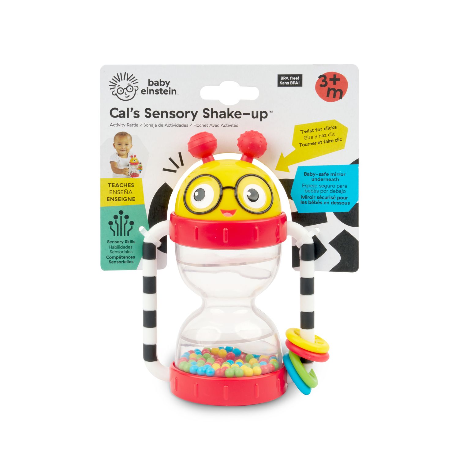 BE CAL’S SENSORY SHAKE-UP™ ACTIVITY RATTLE