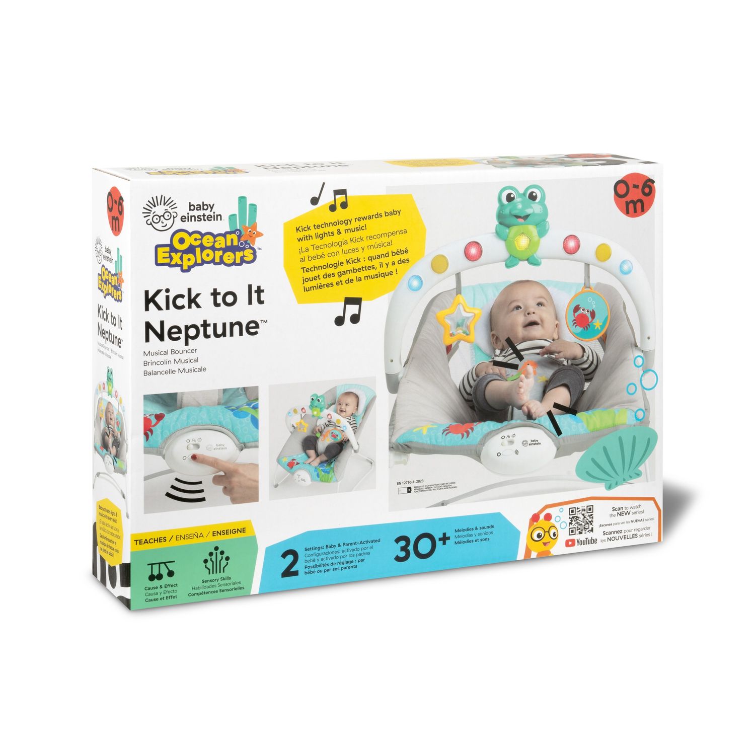 BE KICK TO IT NEPTUNE™ MUSICAL BOUNCER