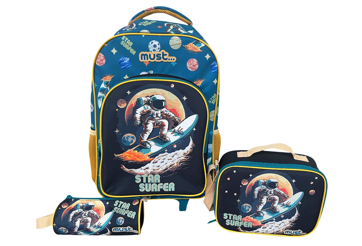MUST BACKPACK TROLLEY 16INCH SET OF 5PCE ASTROSURFER