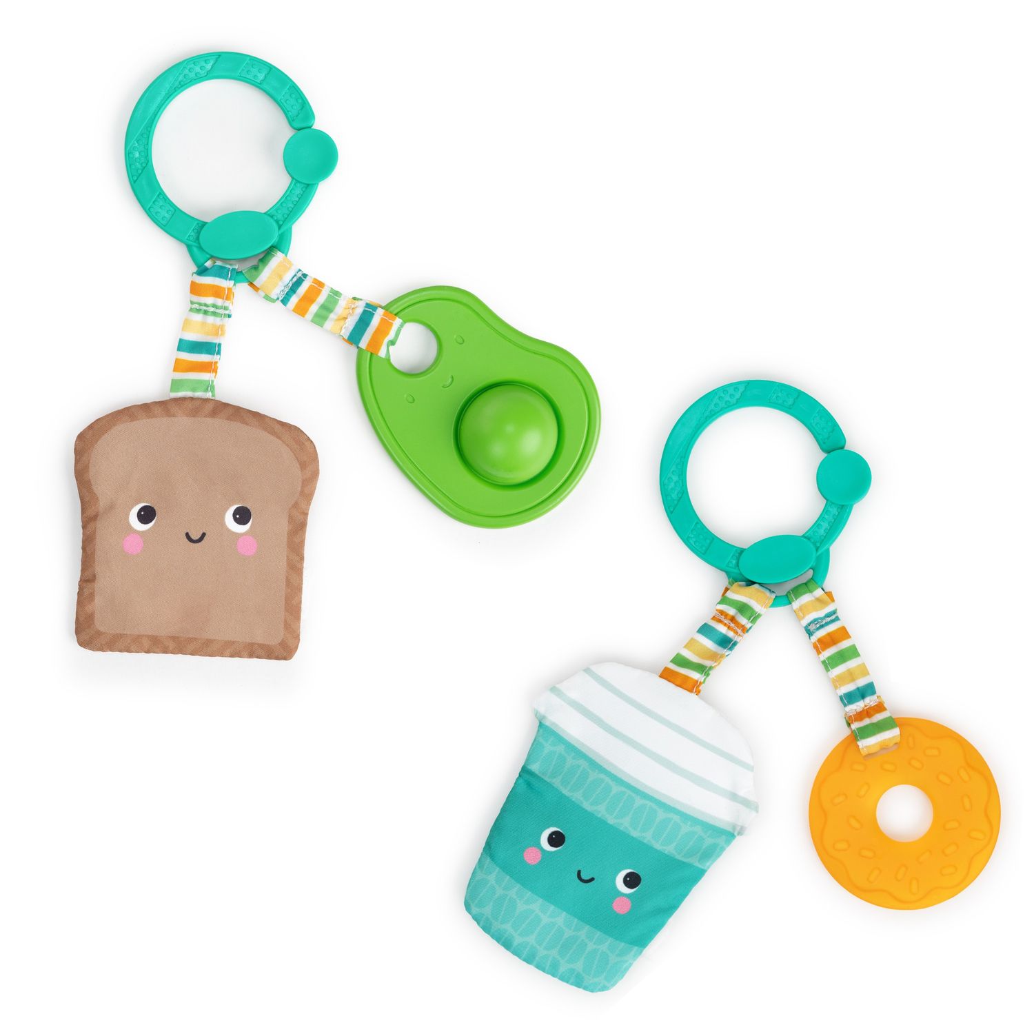 BS PERFECT PAIR 2-IN-1 TEETHER AVOCADO &amp; TOAST