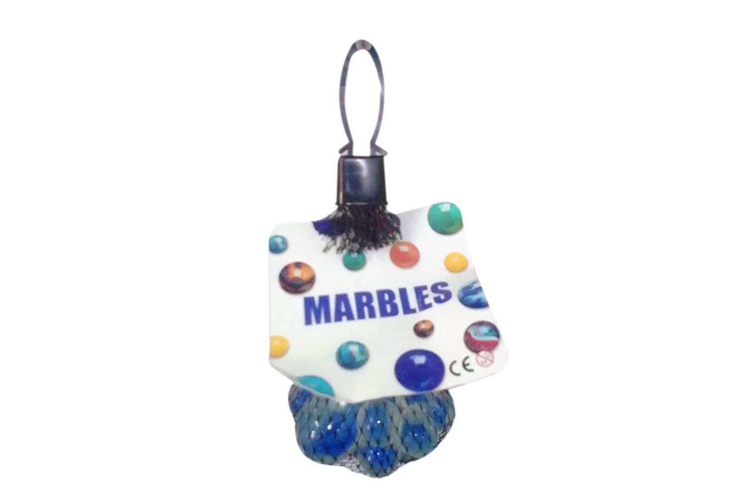 GLASS MARBLES 20+1 HI-CATEYE BLUE