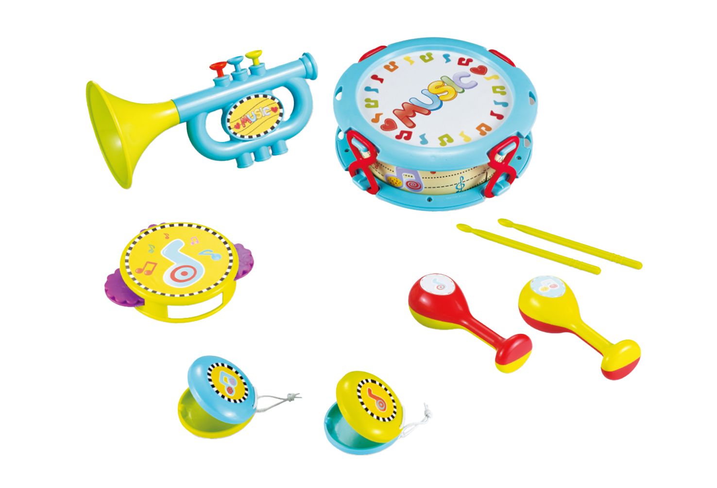 INFUNBEBE MUSICAL BAND SET 9 PCE