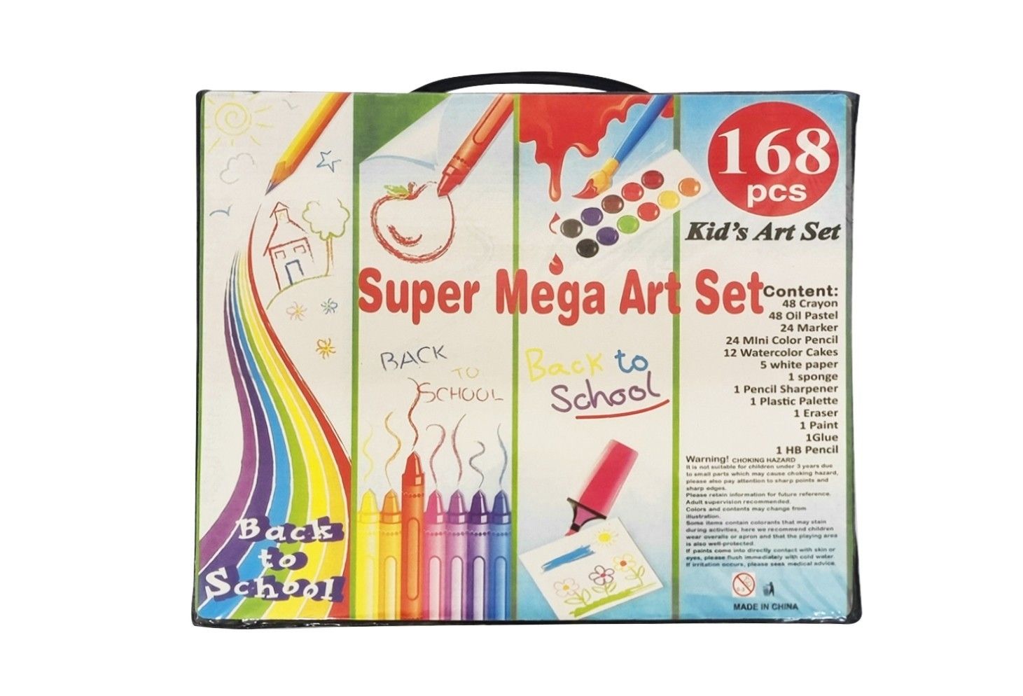 168 PCS STATIONERY SET IN BLACK CASE