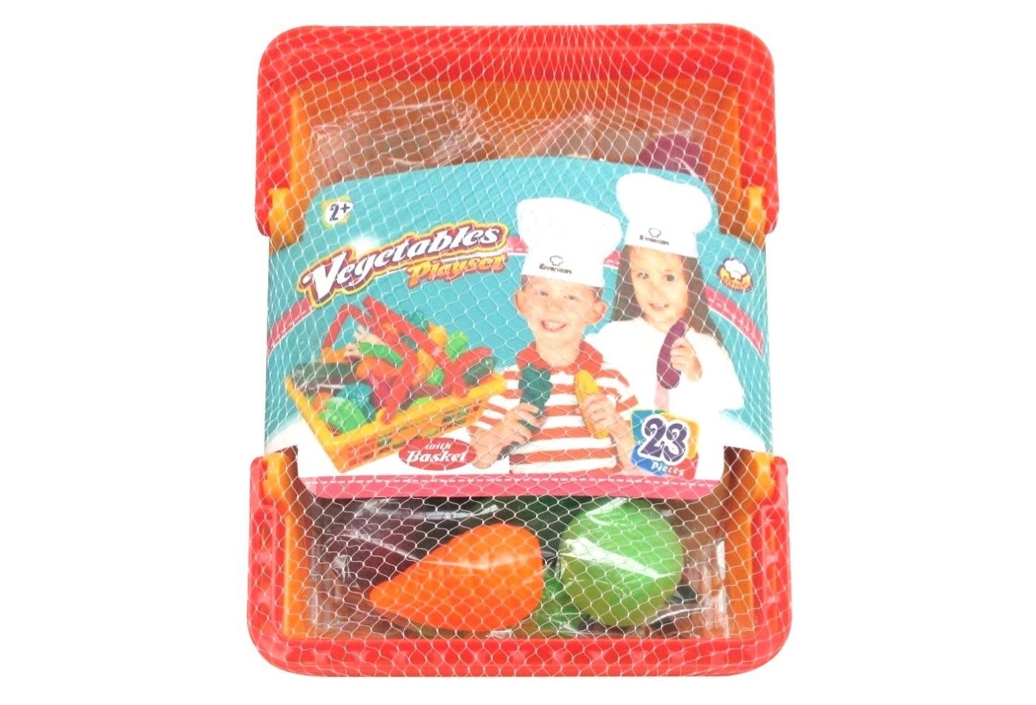 VEGETABLES PLAYSET IN BASET 23 PCE
