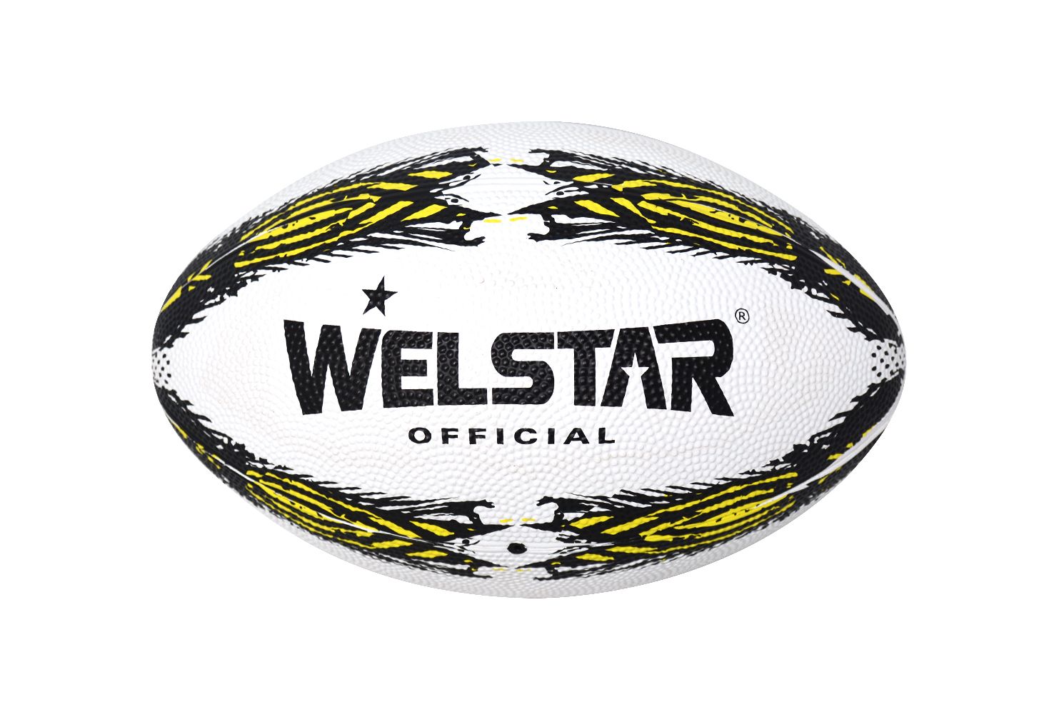WELSTAR - RUGBY BALL DEFLATED IN POLYBAG