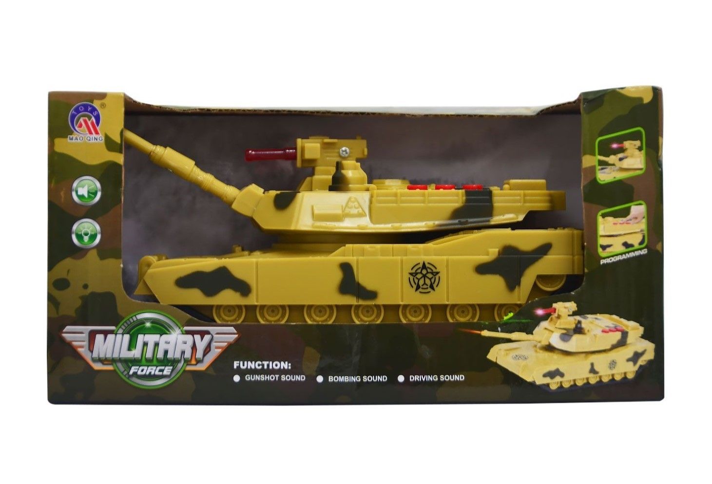ARMY BO TANK W/SOUND&amp;LIGHT IN OPEN BOX