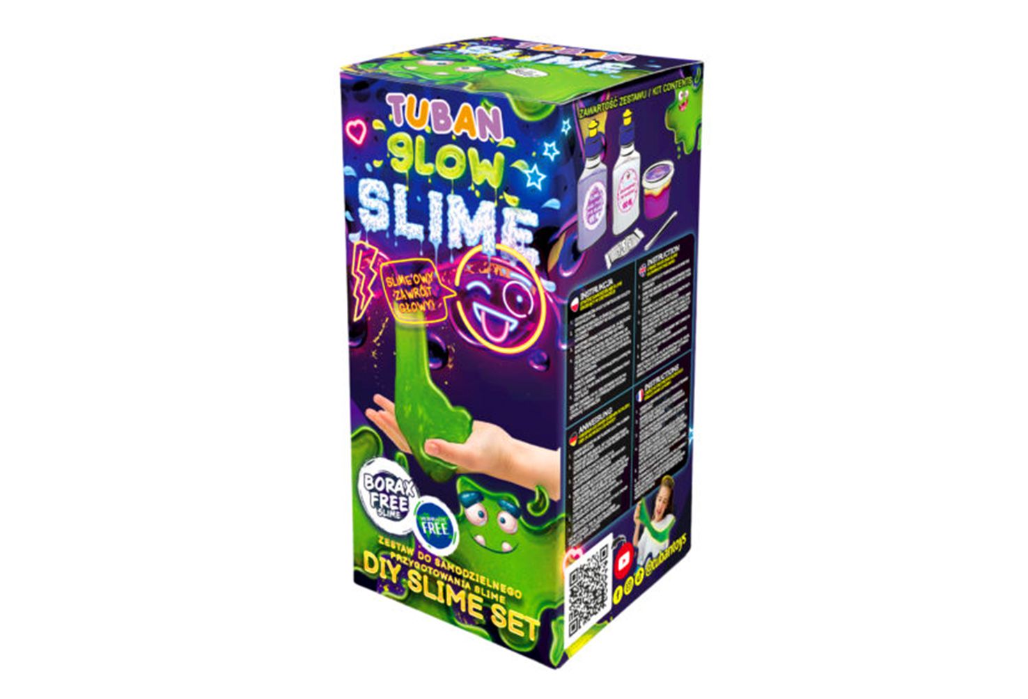 TUBAN KIT – DIY TUBAN SLIME – GLOW IN THE DARK