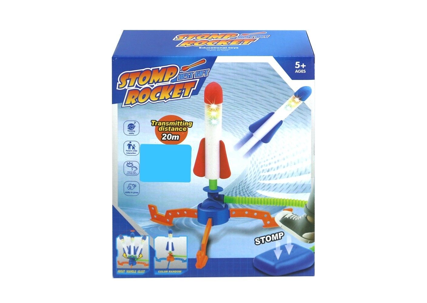STOMP ROCKE SET W/LIGHT IN PRINTED BOX W/BATTERY