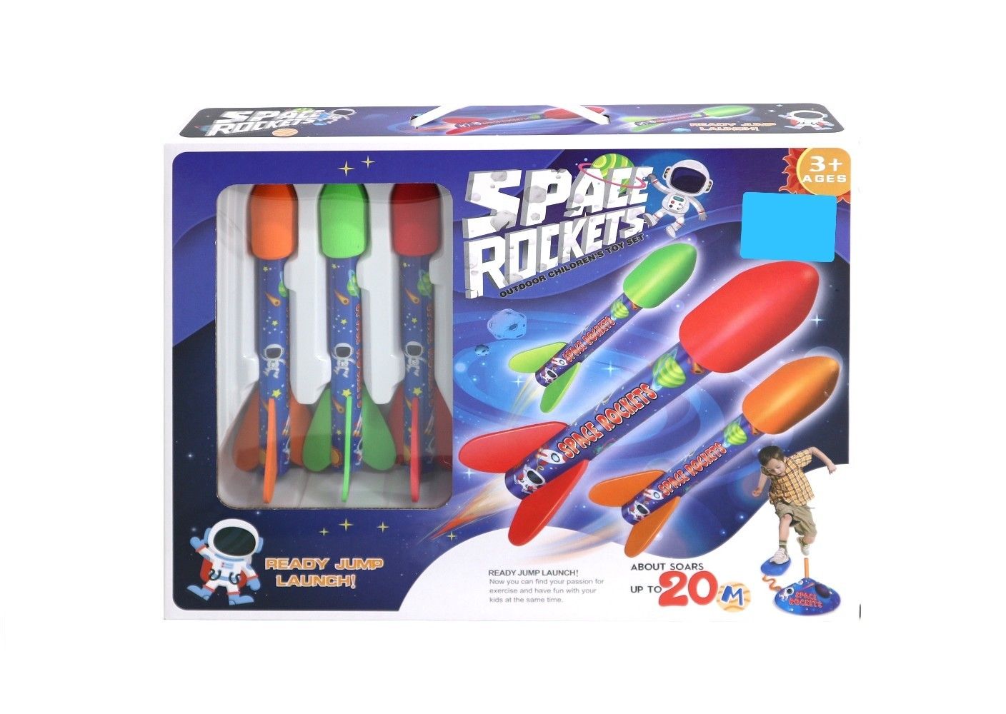 STOMP ROCKET SET IN WINDOW BOX