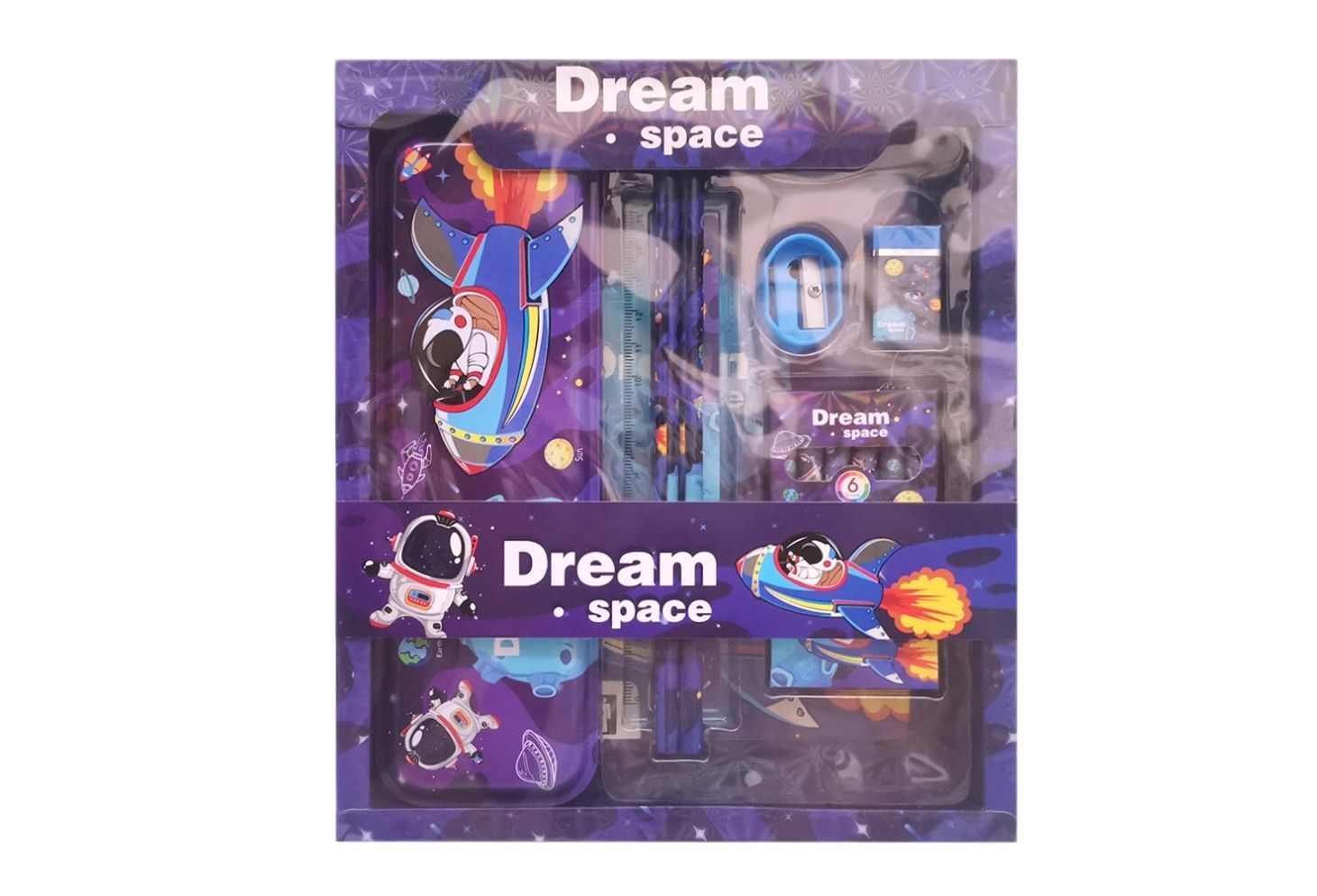SPACE STATIONERY SET IN BOX MEDIUM