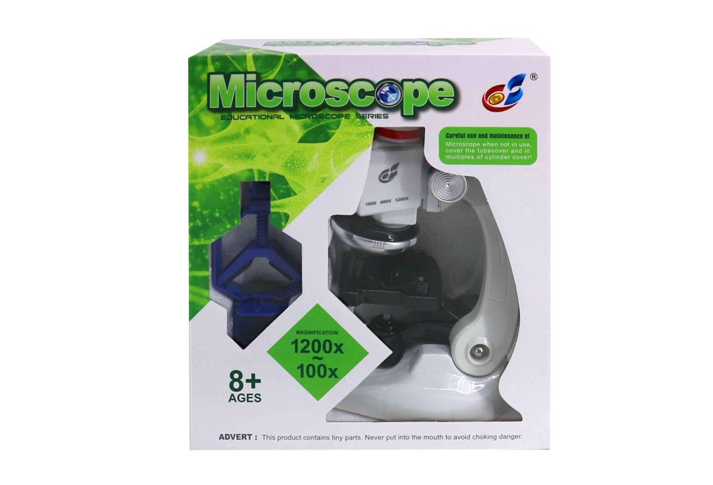 BO MICROSCOPE SET W/LIGHT IN WINDOW BOX 1