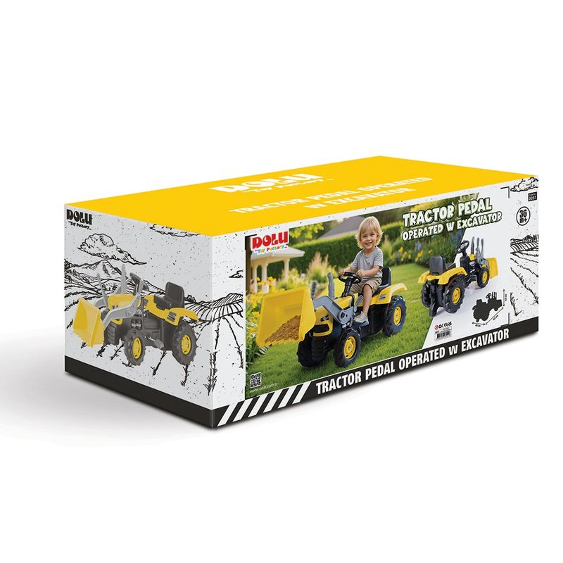 DOLU TRACTOR PEDAL OPERATED W EXCAVATOR 8051
