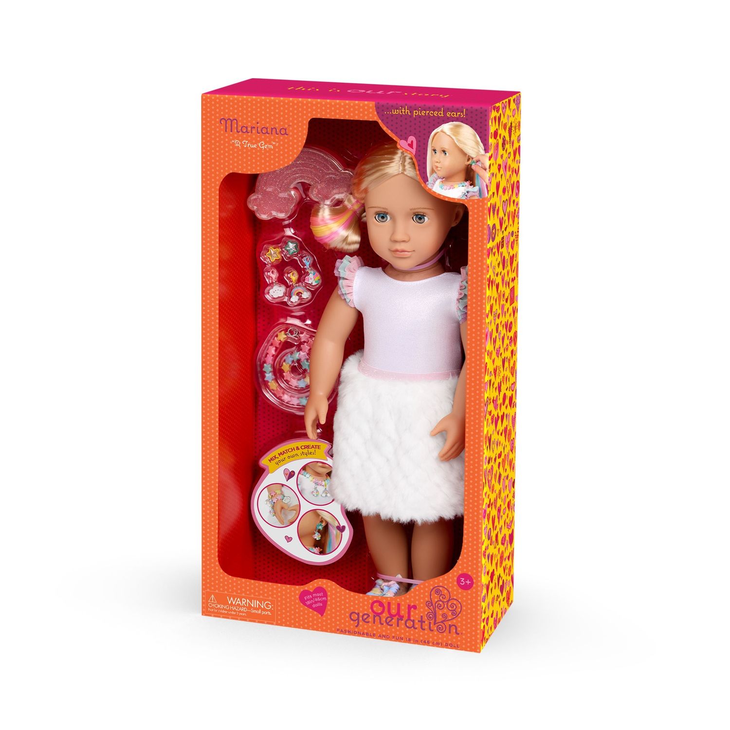 OG JEWELLERY DOLL MARIANA 18INCH LIGHT BLONDE