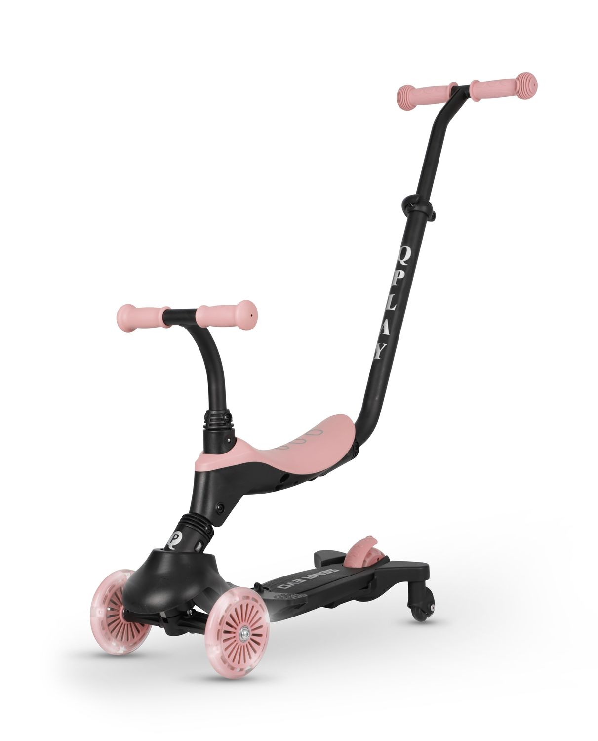 SEMA EVO 5IN1 SCOOTER W/2IN1 LED FLASHING LIGHT CORAL PINK