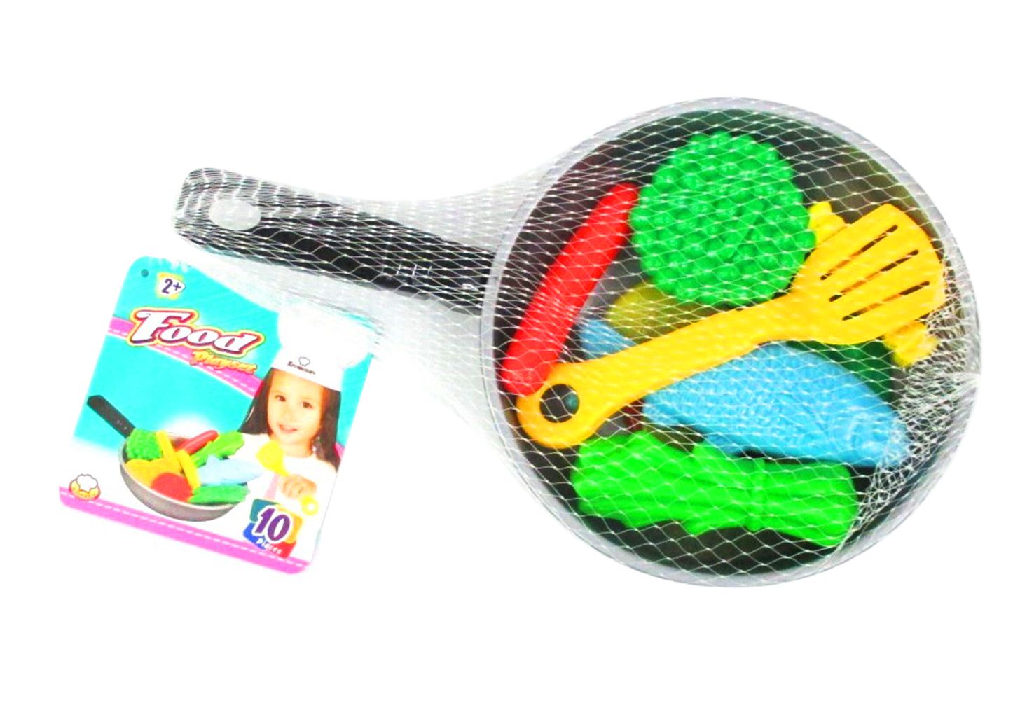 FOOD PLAYSET W/FISH 10 PCE