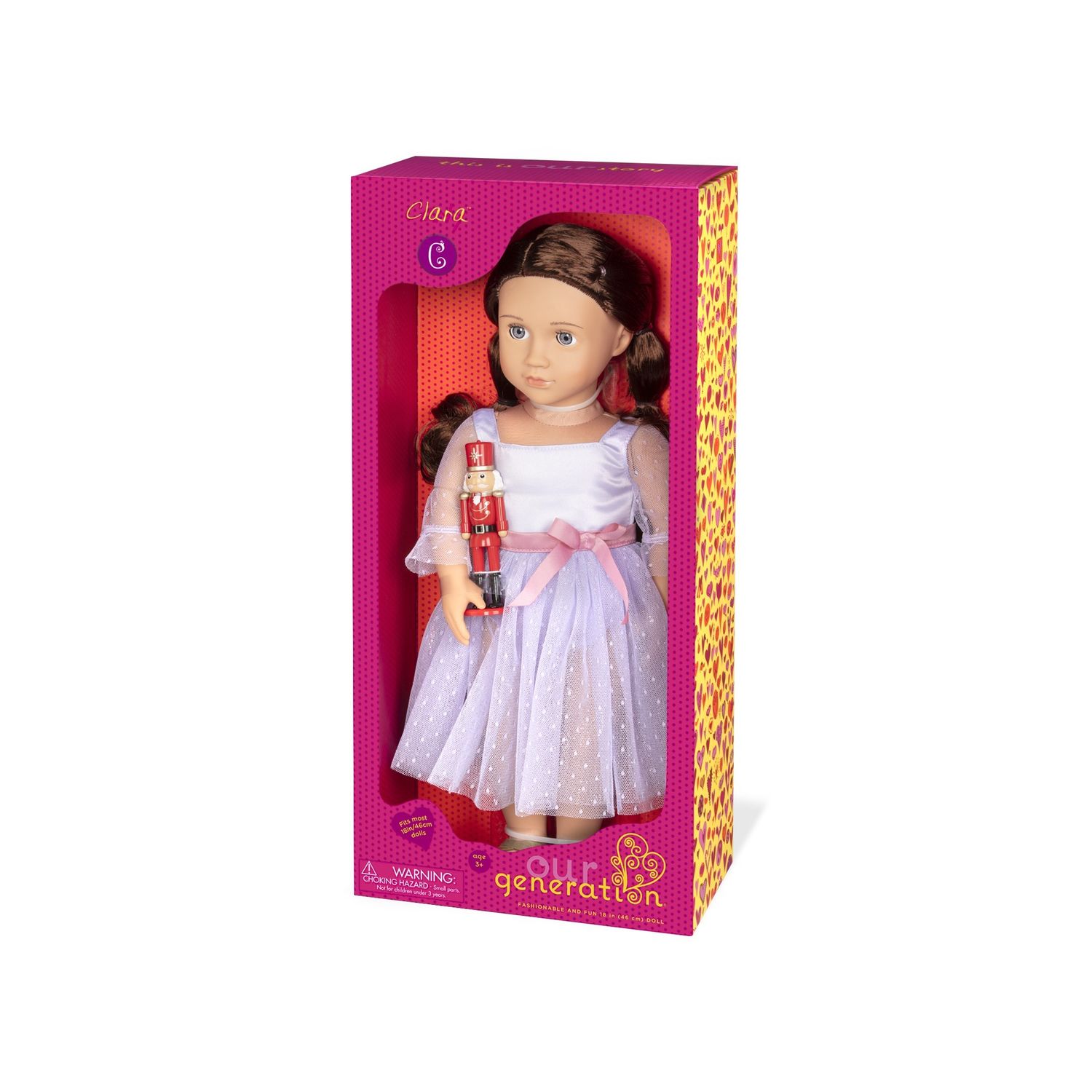 OG CLASSIC DOLL CLARA 18INCH LIGHT BROWN HAIR