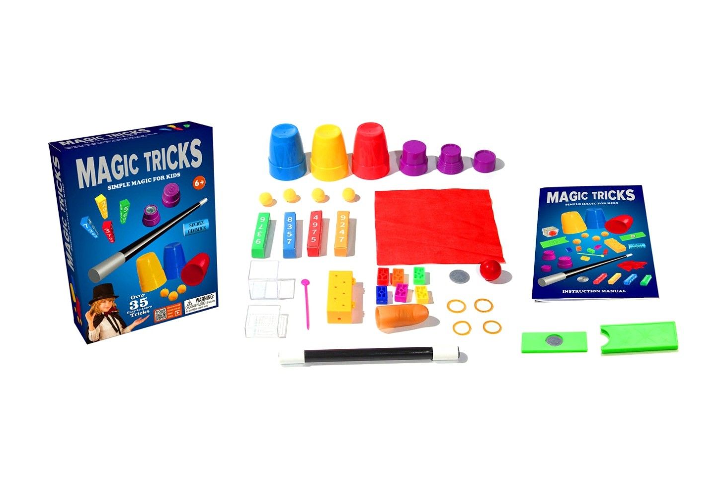 MAGIC TRICKS SET OVER 35 TRICKS
