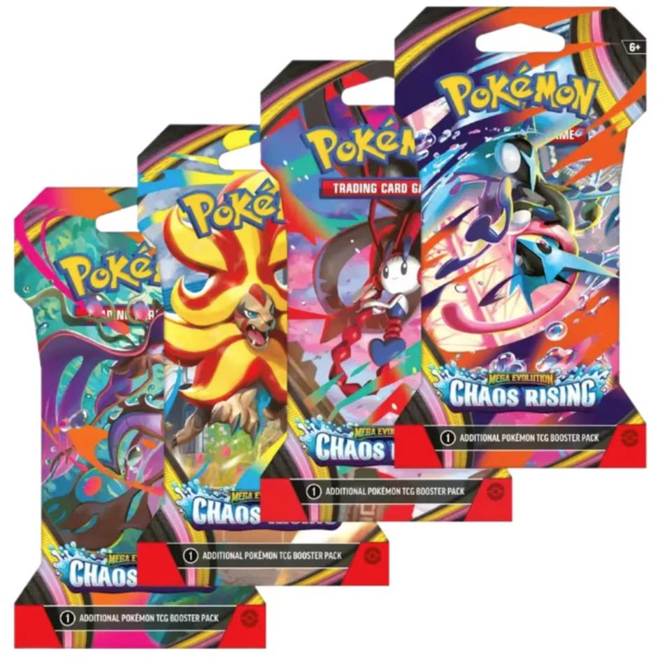 Pokémon: Mega Evolution—Chaos Rising: Sleeved Booster