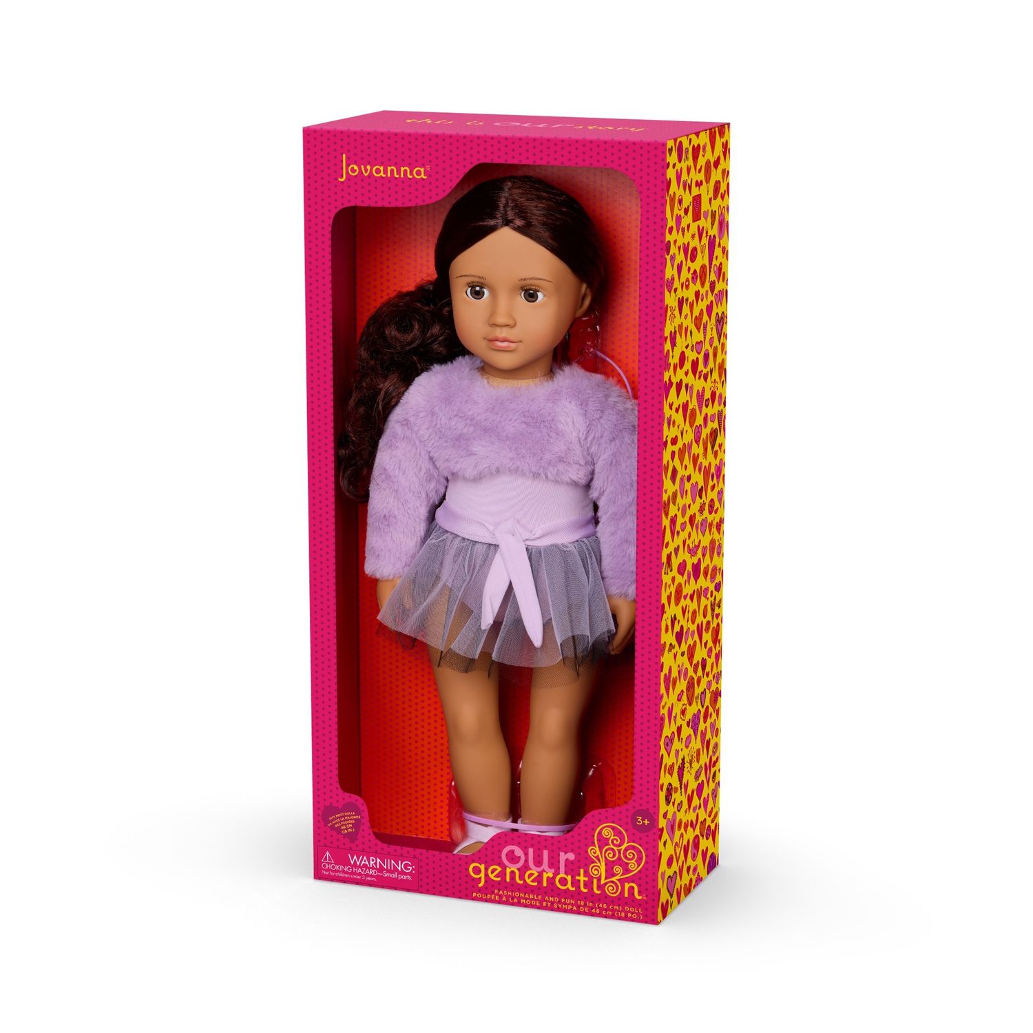 OG CLASSIC DOLL JOVANNA 18 INCH DARK BROWN HAIR
