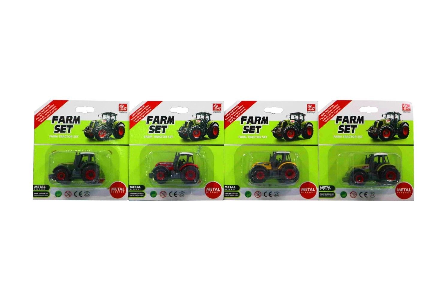 DIECAST FARM TRUCK IN BLISTER CARD 4ASTD