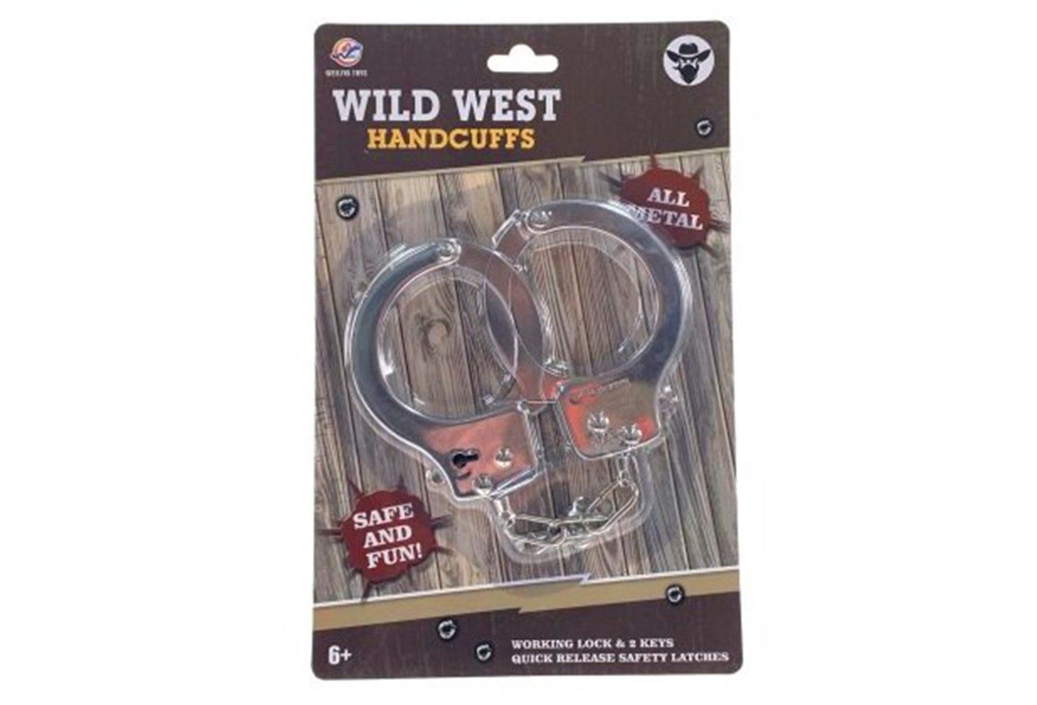 WILD WEST METAL HANDCUFF IN B/C