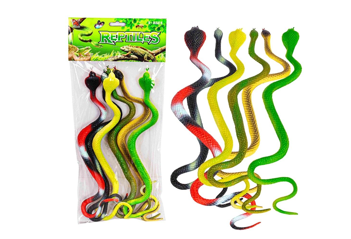 SNAKE IN PVC BAG HEADER 6 ASTD