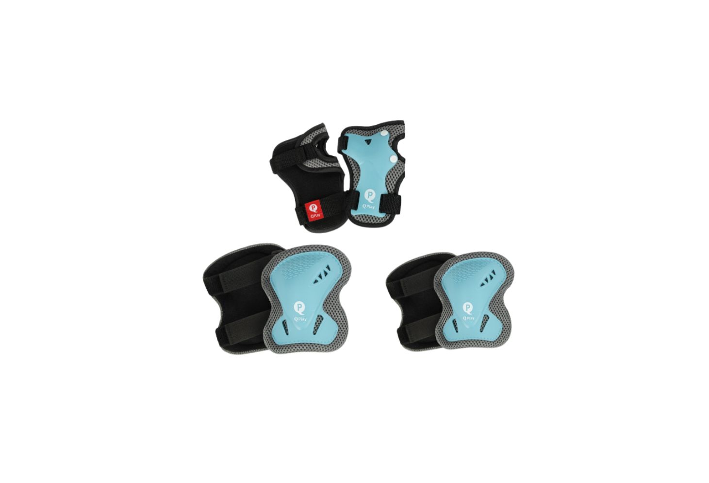 QPLAY SP-01 PROTECTIVE SAFETY KNEE PADS SKY BLUE