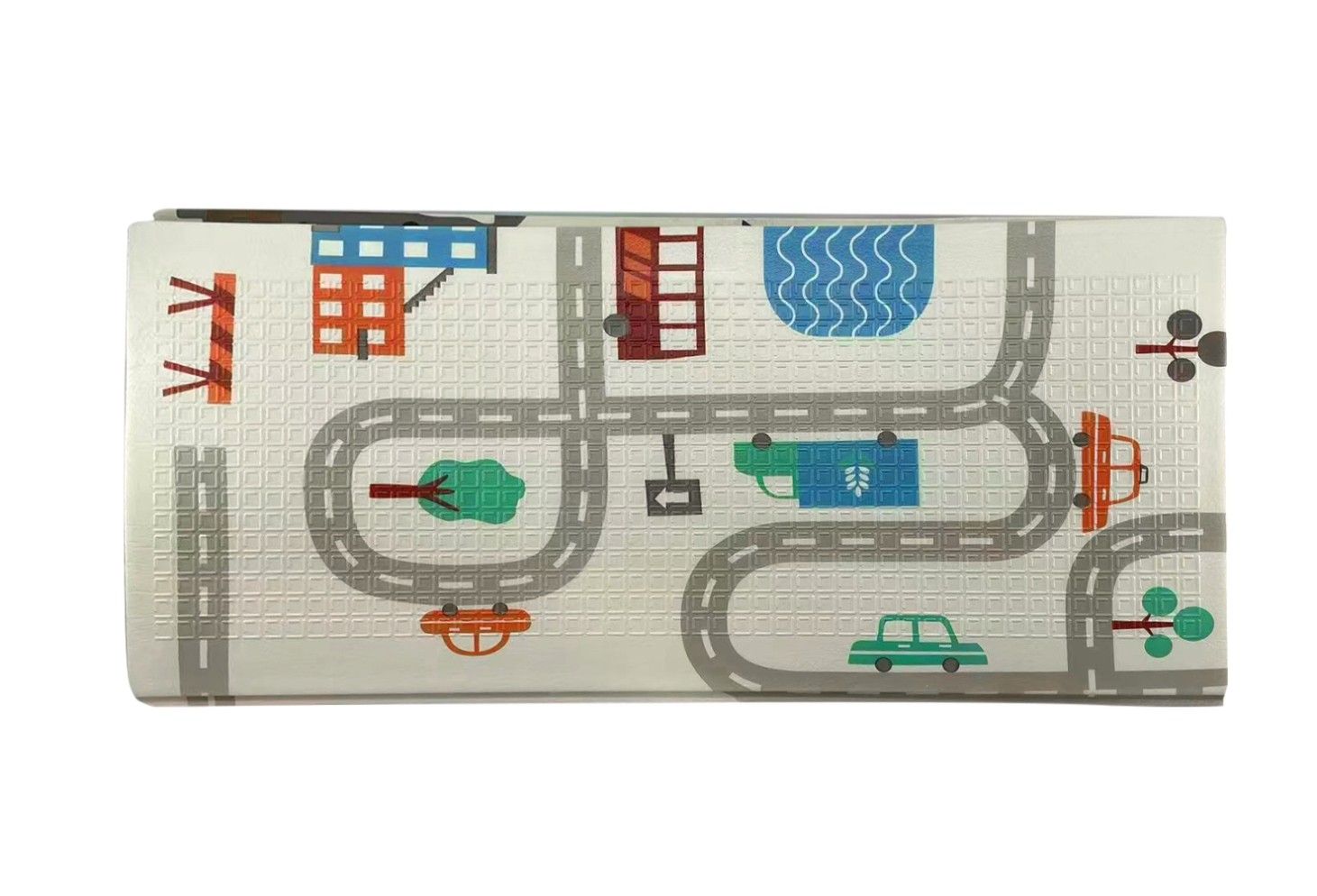 DOUBLE SIDE PRINTED ROAD PATTERN EVA MAT