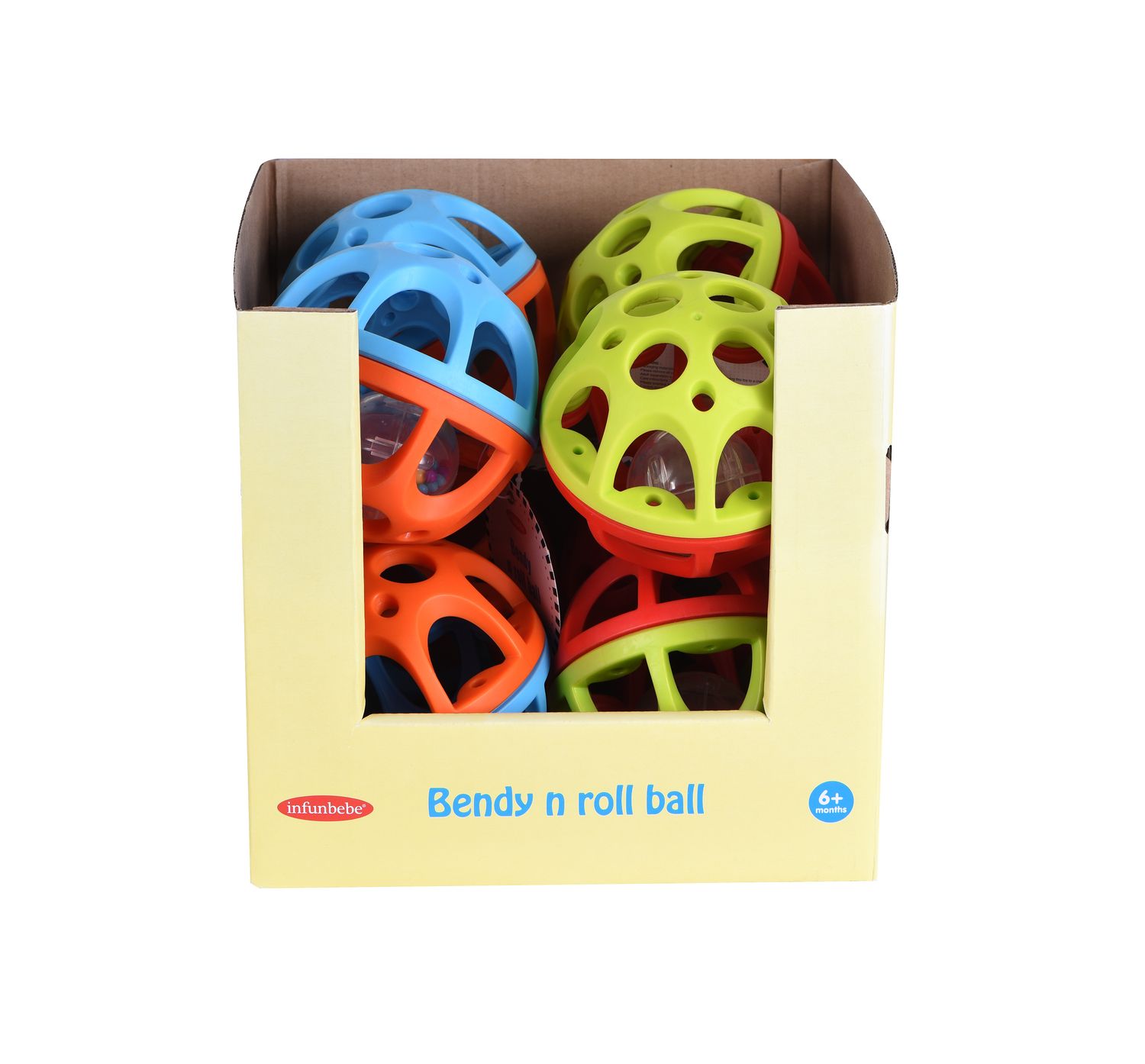 INFUNBEBE BENDY N ROLL BALL 8 IN DISPLAY
