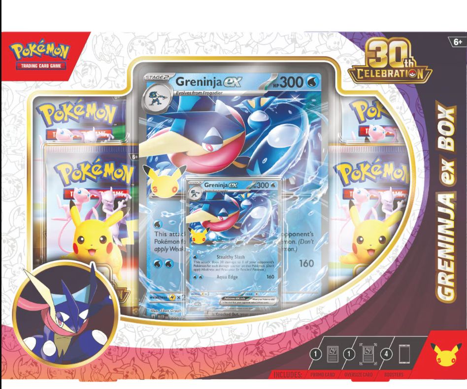 Pokémon TCG 30th Celebration - ex Box (Greninja)