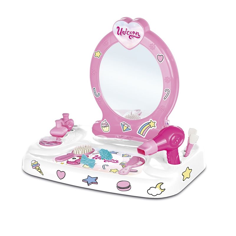 Table Top Vanity Set With Mirror